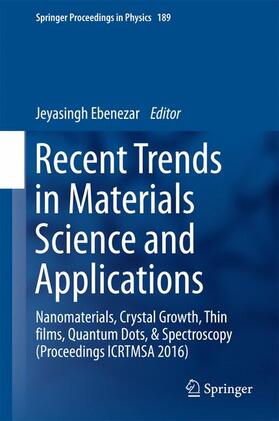 Ebenezar |  Recent Trends in Materials Science and Applications | Buch |  Sack Fachmedien
