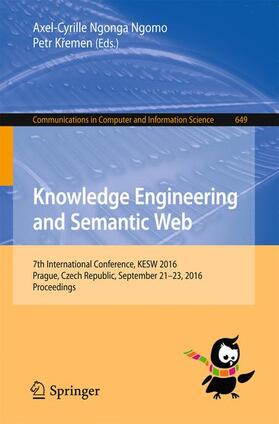 Kremen / Ngonga Ngomo / Kremen |  Knowledge Engineering and Semantic Web | Buch |  Sack Fachmedien