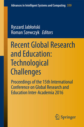 Jablonski / Jablonski / Szewczyk |  Recent Global Research and Education: Technological Challenges | eBook | Sack Fachmedien