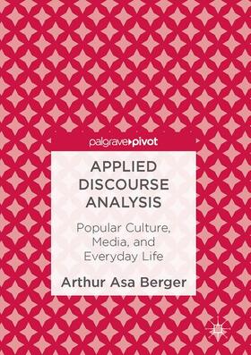 Berger |  Applied Discourse Analysis | Buch |  Sack Fachmedien