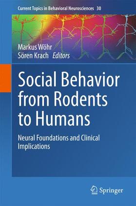 Krach / Wöhr |  Social Behavior from Rodents to Humans | Buch |  Sack Fachmedien
