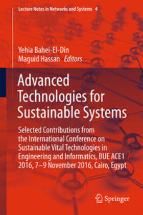 Hassan / Bahei-El-Din |  Advanced Technologies for Sustainable Systems | Buch |  Sack Fachmedien