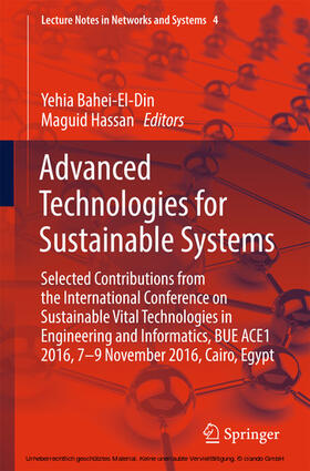 Bahei-El-Din / Hassan |  Advanced Technologies for Sustainable Systems | eBook | Sack Fachmedien