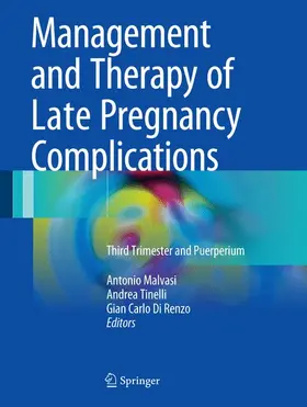 Malvasi / Di Renzo / Tinelli |  Management and Therapy of Late Pregnancy Complications | Buch |  Sack Fachmedien