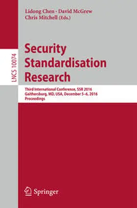 Chen / McGrew / Mitchell |  Security Standardisation Research | eBook | Sack Fachmedien