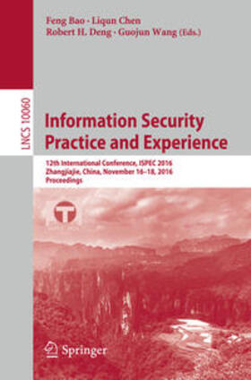 Bao / Chen / Deng |  Information Security Practice and Experience | eBook | Sack Fachmedien