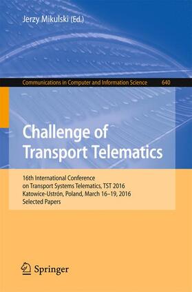 Mikulski |  Challenge of Transport Telematics | Buch |  Sack Fachmedien