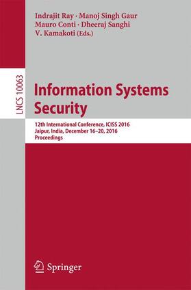 Ray / Gaur / Kamakoti |  Information Systems Security | Buch |  Sack Fachmedien