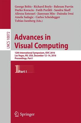 Bebis / Sadagic / Boyle |  Advances in Visual Computing | Buch |  Sack Fachmedien