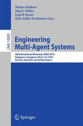 Baldoni / Zalila-Wenkstern / Müller |  Engineering Multi-Agent Systems | Buch |  Sack Fachmedien