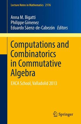 Bigatti / Gimenez / Sáenz-de-Cabezón |  Computations and Combinatorics in Commutative Algebra | Buch |  Sack Fachmedien