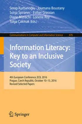 Kurbanoglu / Kurbanoglu / Boustany |  Information Literacy: Key to an Inclusive Society | eBook | Sack Fachmedien