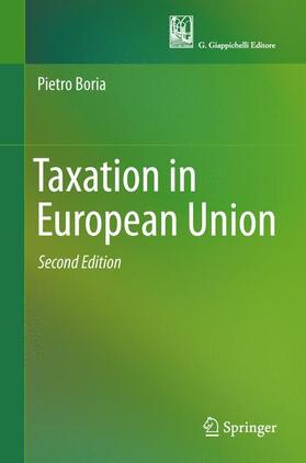 Boria |  Taxation in European Union | Buch |  Sack Fachmedien