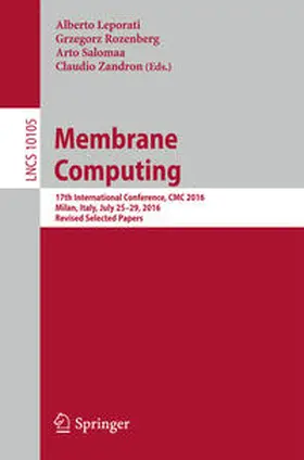 Leporati / Rozenberg / Salomaa |  Membrane Computing | eBook | Sack Fachmedien