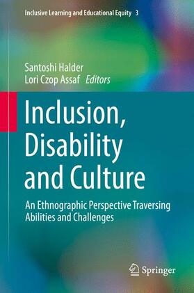 Assaf / Halder |  Inclusion, Disability and Culture | Buch |  Sack Fachmedien