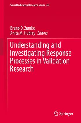 Hubley / Zumbo |  Understanding and Investigating Response Processes in Validation Research | Buch |  Sack Fachmedien