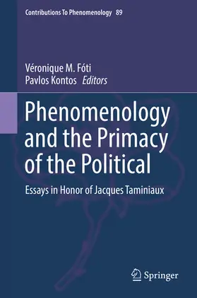 Fóti / Kontos |  Phenomenology and the Primacy of the Political | eBook | Sack Fachmedien