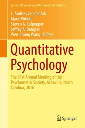 van der Ark / Wiberg / Wang |  Quantitative Psychology | Buch |  Sack Fachmedien