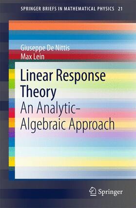 De Nittis / Lein |  Linear Response Theory | Buch |  Sack Fachmedien
