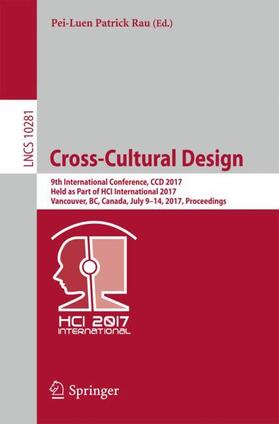 Rau |  Cross-Cultural Design | Buch |  Sack Fachmedien