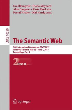 Blomqvist / Maynard / Hartig |  The Semantic Web | Buch |  Sack Fachmedien