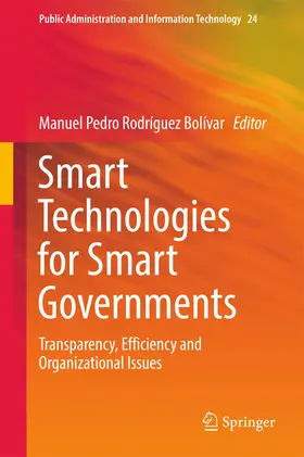 Rodríguez Bolívar | Smart Technologies for Smart Governments | E-Book | sack.de