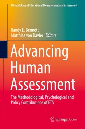 von Davier / Bennett |  Advancing Human Assessment | Buch |  Sack Fachmedien