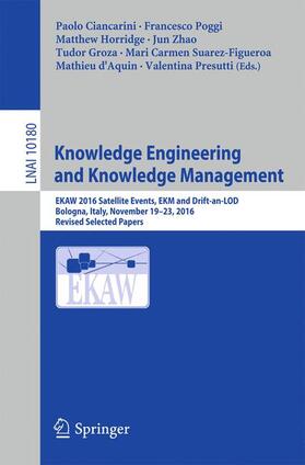Ciancarini / Poggi / Horridge |  Knowledge Engineering and Knowledge Management | Buch |  Sack Fachmedien