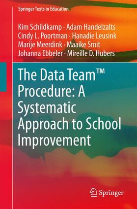 Schildkamp / Handelzalts / Poortman |  The Data Team¿ Procedure: A Systematic Approach to School Improvement | Buch |  Sack Fachmedien