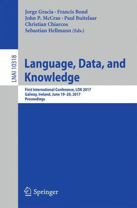 Gracia / Bond / Hellmann |  Language, Data, and Knowledge | Buch |  Sack Fachmedien