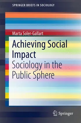 Soler Gallart |  Achieving Social Impact | Buch |  Sack Fachmedien