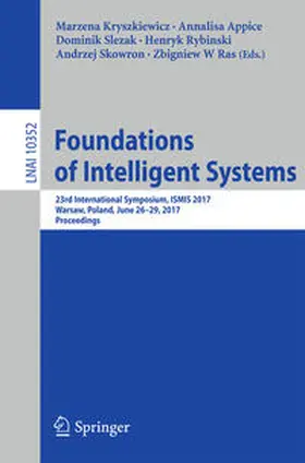 Kryszkiewicz / Appice / Slezak |  Foundations of Intelligent Systems | eBook | Sack Fachmedien