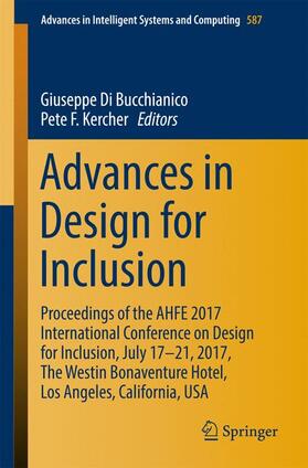 Kercher / Di Bucchianico |  Advances in Design for Inclusion | Buch |  Sack Fachmedien
