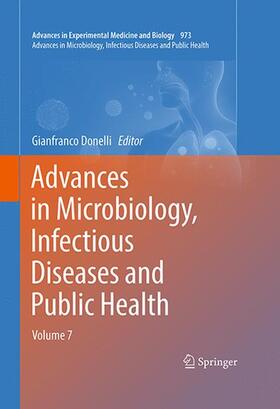 Donelli |  Advances in Microbiology, Infectious Diseases and Public Health | Buch |  Sack Fachmedien