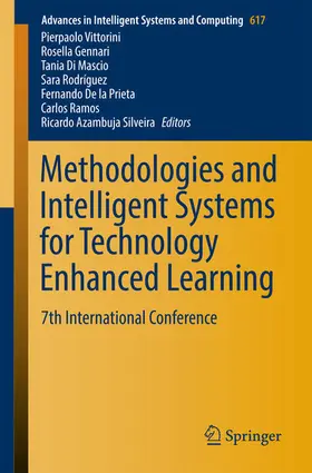 Vittorini / Gennari / Di Mascio |  Methodologies and Intelligent Systems for Technology Enhanced Learning | eBook | Sack Fachmedien