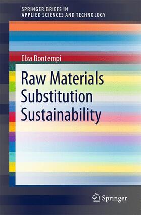 Bontempi |  Raw Materials Substitution Sustainability | Buch |  Sack Fachmedien
