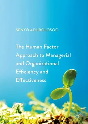 Adjibolosoo |  The Human Factor Approach to Managerial and Organizational Efficiency and Effectiveness | Buch |  Sack Fachmedien