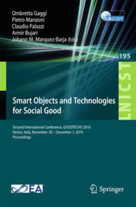 Gaggi / Manzoni / Palazzi |  Smart Objects and Technologies for Social Good | eBook | Sack Fachmedien