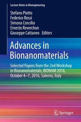 Piotto / Rossi / Concilio | Advances in Bionanomaterials | E-Book | sack.de