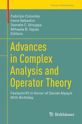 Colombo / Vajiac / Sabadini |  Advances in Complex Analysis and Operator Theory | Buch |  Sack Fachmedien