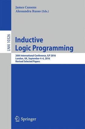 Russo / Cussens |  Inductive Logic Programming | Buch |  Sack Fachmedien