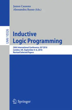 Cussens / Russo |  Inductive Logic Programming | eBook | Sack Fachmedien