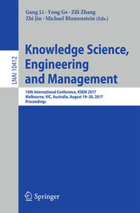 Li / Ge / Zhang |  Knowledge Science, Engineering and Management | eBook | Sack Fachmedien