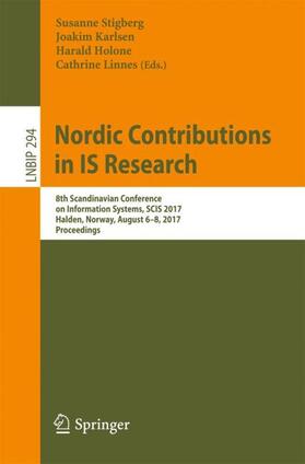 Stigberg / Linnes / Karlsen |  Nordic Contributions in IS Research | Buch |  Sack Fachmedien
