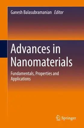 Balasubramanian |  Advances in Nanomaterials | Buch |  Sack Fachmedien