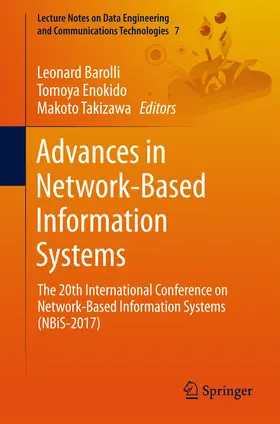 Barolli / Enokido / Takizawa |  Advances in Network-Based Information Systems | eBook | Sack Fachmedien