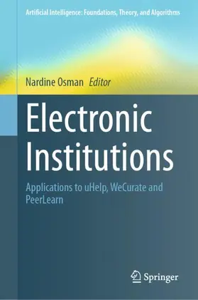 Osman |  Electronic Institutions | Buch |  Sack Fachmedien