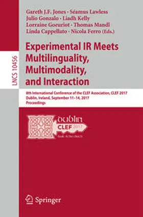 Jones / Lawless / Gonzalo |  Experimental IR Meets Multilinguality, Multimodality, and Interaction | eBook | Sack Fachmedien