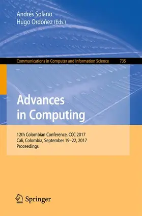 Ordoñez / Solano |  Advances in Computing | Buch |  Sack Fachmedien