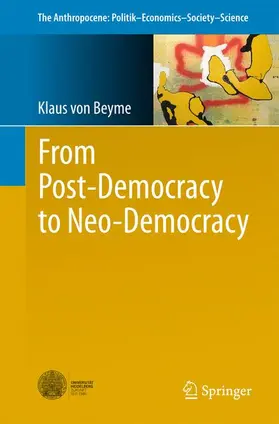 von Beyme |  From Post-Democracy to Neo-Democracy | Buch |  Sack Fachmedien